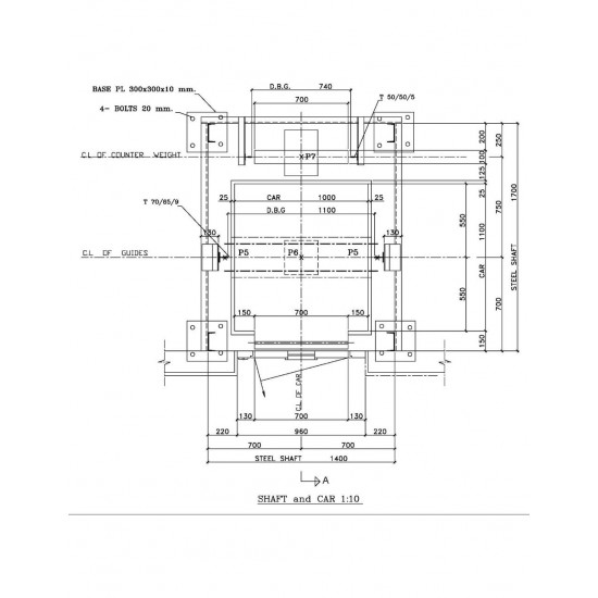 طلب خدمة رسومات هندسية للمصعد